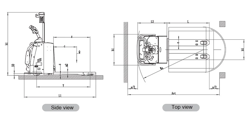 2D Pedestrian-type Automated Guided Vehicle