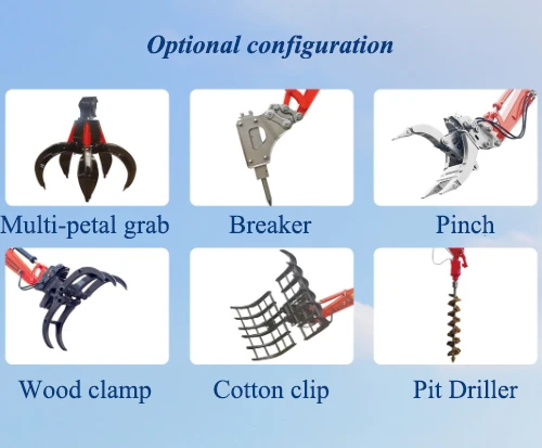 wheel excavator optional configuration