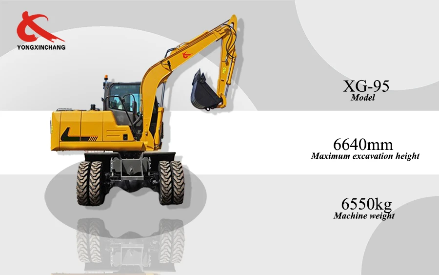 4 wheel excavator introduction