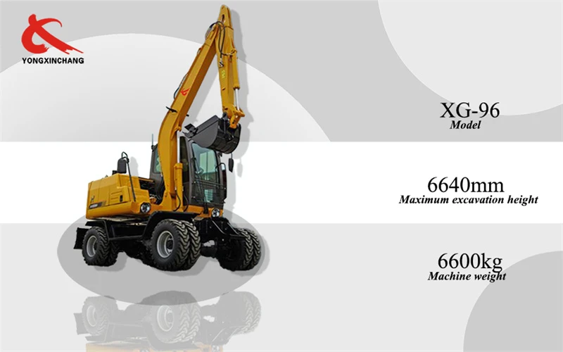 rubber tire mini excavator introduction