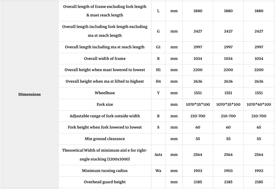 electric forklift electric forklift