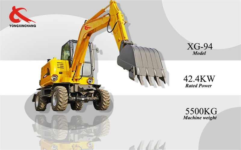small wheeled excavator introduction
