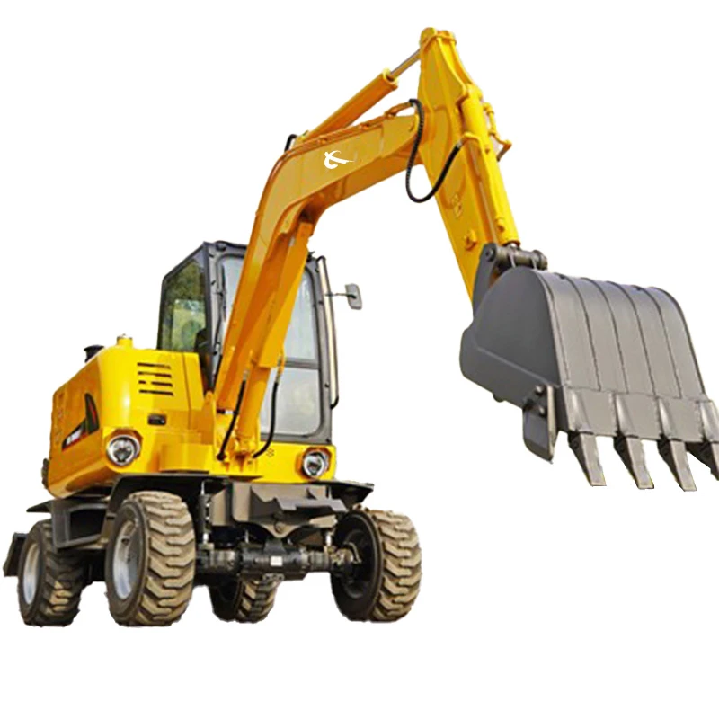 Small Wheeled Excavator